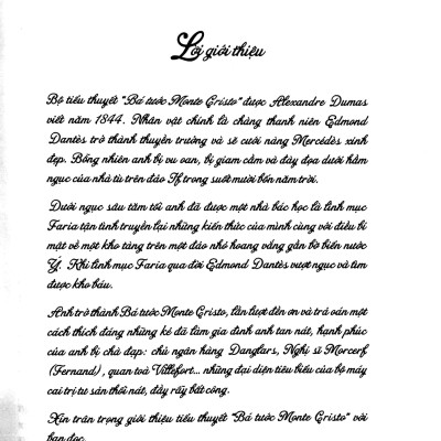 Bá Tước Monte Cristo (Tái Bản 2022)