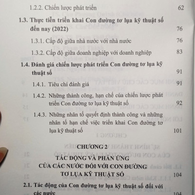 CON ĐƯỜNG TƠ LỤA KỸ THUẬT SỐ CỦA TRUNG QUỐC VÀ HÀM Ý CHÍNH SÁCH CHO VIỆT NAM (Sách chuyên khảo) - TS. Chu Phương Quỳnh (Chủ biên) - bìa mềm