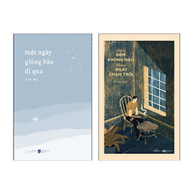 Combo 2 cuốn Tản Văn: Một Ngày Giông Bão Đi Qua + Những Đêm Không Ngủ, Những Ngày Chậm Trôi