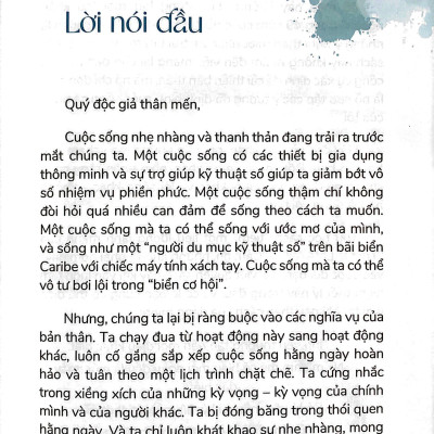 Cảm Ơn, Nhưng Không Phải Hôm Nay! - Triết Lý LMAA