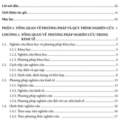 Phương pháp nghiên cứu kinh tế và viết luận văn thạc sĩ & luận án tiến sĩ