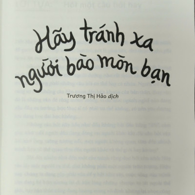 Sách - Hãy tránh xa người bào mòn bạn (Lý Thượng Long) (Nhã Nam Official)