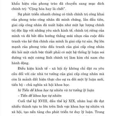 Giáo trình chủ nghĩa xã hội khoa học (Dành cho bậc đại học hệ không chuyên lý luận chính trị) - bản in 2024