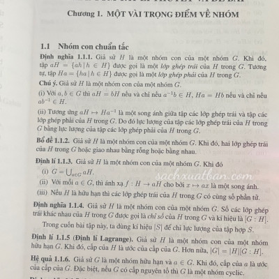 Combo 2 cuốn Cơ sở lí thuyết Galois và Bài tập lí thuyết Galois