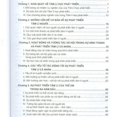Giáo Trình Tâm Lí Học Phát Triển (Tái bản năm 2025)