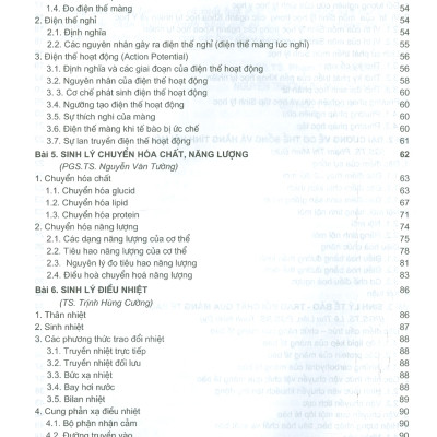 Sinh Lý Học (Sách đào tạo bác sĩ đa khoa) - GS.TS. Phạm Thị Minh Đức chủ biên