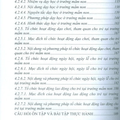 Giáo Trình Giáo Dục Học Mầm Non 
