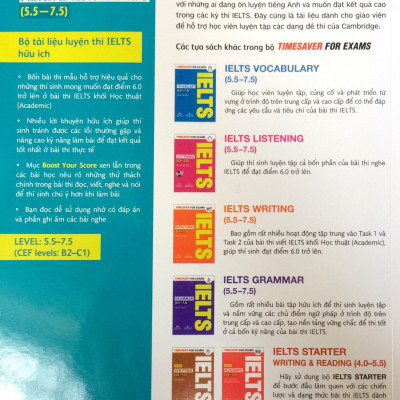 Timesaver For Exams - IELTS Practice Tests & Tips 5.5 - 7.5 (Kèm MP3)