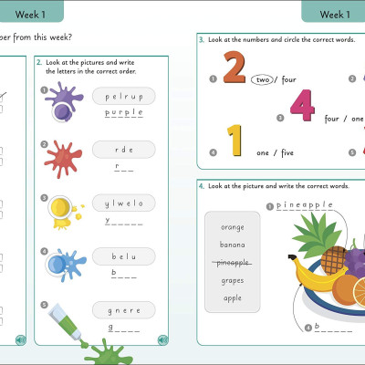 English For Everyone Junior: 5 Words A Day: Learn And Practice 1,000 English Words