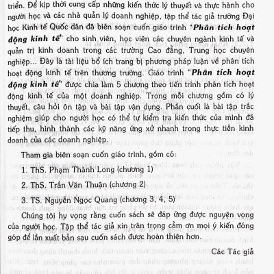  Phân Tích Hoạt Động Kinh Tế