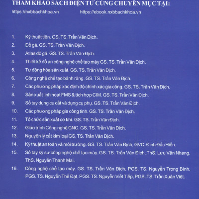 Atlas Đồ Gá (Sách dùng cho sinh viên cơ khí thuộc các hệ đào tạo)