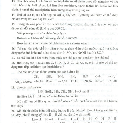 Bài Tập Hóa Học Vô Cơ - Quyển III - Hóa Học Các Nguyên Tố (Tái bản năm 2020)