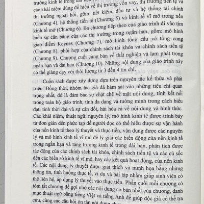 Sách - Giáo Trình Kinh Tế Vĩ Mô
