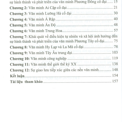 Tập bài giảng Lịch Sử Văn Minh Thế Giới (Đại học Luật Tp.HCM)