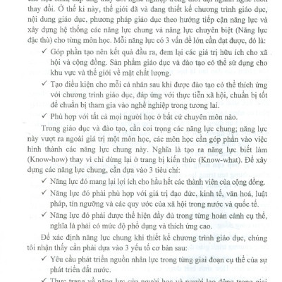 Dạy Học Theo Định Hướng Hình Thành Và Phát Triển Năng Lực Người Học Ở Trường Phổ Thông