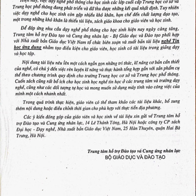 Nghề Tin Học Ứng Dụng 