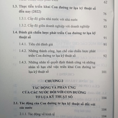 CON ĐƯỜNG TƠ LỤA KỸ THUẬT SỐ CỦA TRUNG QUỐC VÀ HÀM Ý CHÍNH SÁCH CHO VIỆT NAM (Sách chuyên khảo) - TS. Chu Phương Quỳnh (Chủ biên) - bìa mềm