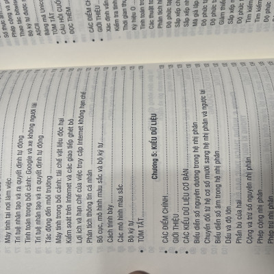 Sách cơ sở tin học