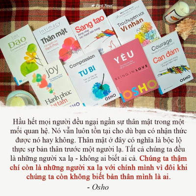 Sách OSHO Thân Mật Cội Nguồn Của Hạnh Phúc - First News - BẢN QUYỀN