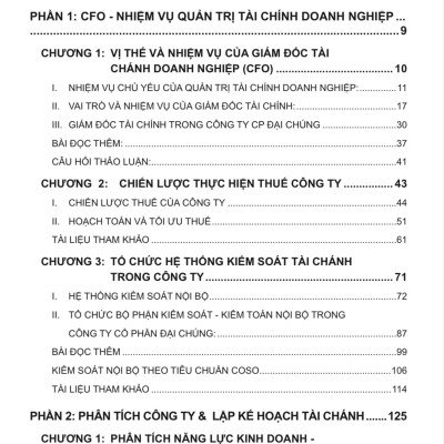 CFO Quản Trị Tài Chính Công Ty Cổ Phần