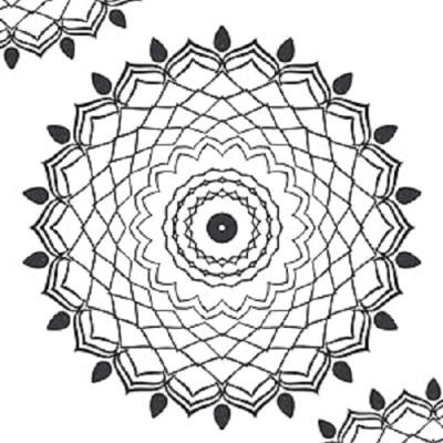 Mandala - Mini Adult Colouring Pad