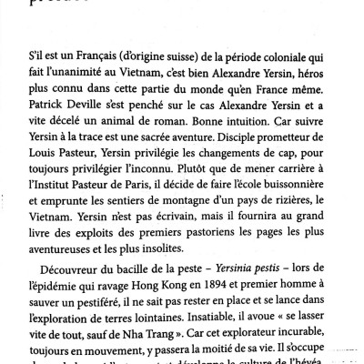 Yersin - Peste & Cholera