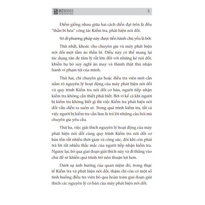 Sách -Tâm lý học tội phạm - Nghệ thuật phát hiện lời nói dối Bizbooks