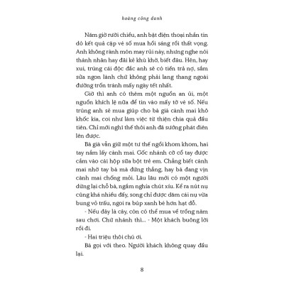 Bán một cành mai ăn tết