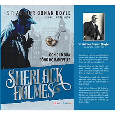 Sách - Sherlock Holmes - Con Chó Của Dòng Họ BAKJEVELLE - Sir Arthur conan doyle (Bìa Mềm)