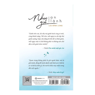 Như Gió An Lành -  tìm về với những giá trị căn bản, tự thân chế tác, là cách sống giúp mình bình ổn