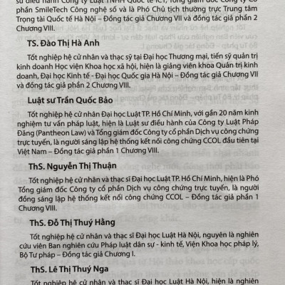 Phát Triển Không Gian Pháp Lý Thử Nghiệm Cho Công Nghệ Tài Chính và Các Lĩnh Vực Công Nghệ Mới Tại Việt Nam