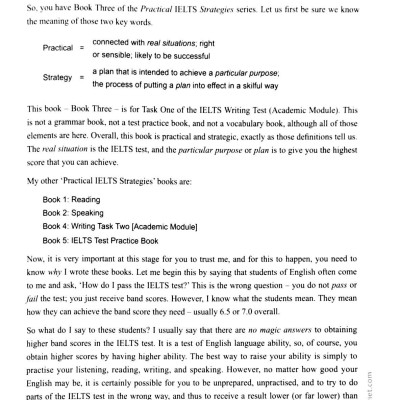IELTS Writing Task One