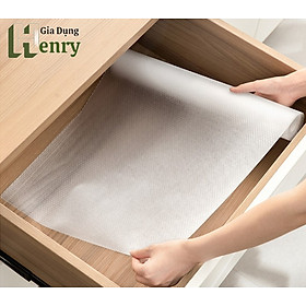 Tấm Lót Tủ Bếp Tấm Lót Bảo Vệ Tủ Lạnh Chống Bẩn Dầu Mỡ Chống Trượt Chống Ẩm Mốc - Cuộn 150cmx45cm - Hàng Chính Hãng HENRYSA