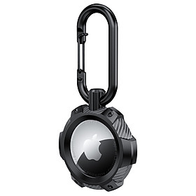 Ốp Case Vỏ Bảo Vệ Armor Vân Carbon cho AirTag - Hàng Chính Hãng