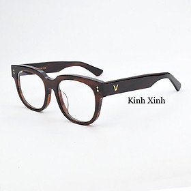Kính Mắt vuông Form to Gọng Acetate cao cấp + Tặng Fullbox Phụ kiện