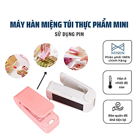 Máy Hàn Miệng Túi Thực Phẩm Mini Đa Năng Tiện Lợi - Hàng Loại 1 - Chính Hãng MINIIN