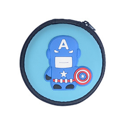 Hộp Đựng Tai Nghe Họa Tiết Marvel - Hàng Chính Hãng
