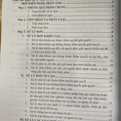 Quy Trình Xử Lý Đơn Khiếu Nại, Đơn Tố Cáo, Đơn Kiến Nghị, Phản Ánh, Tiếp Công Dân