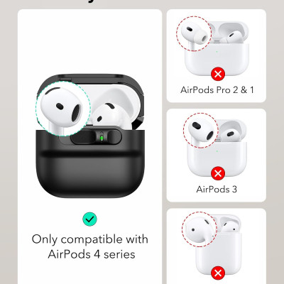 Bao Case ESR Pulse FlickLock Case with HaloLock cho Airpods 4 - Hàng Chính Hãng