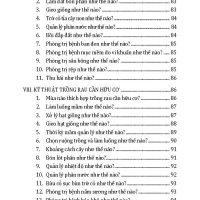 Kỹ Thuật Trồng Rau, Củ, Quả Hữu Cơ (Tái bản 2024)
