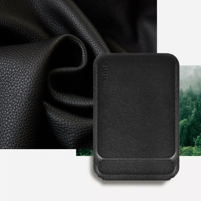 Giá đỡ da từ tính gấp gọn dạng ví kiêm gậy selfie kê điện thoại hiệu WIWU Wallet Mag XPro iPhone 16 15 14 13 12 s22 S23 S24 z fold flip - Hàng nhập khẩu