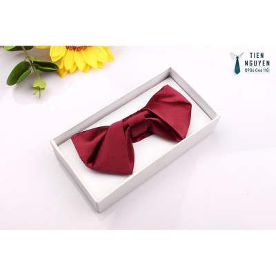Nơ chú rể, MC, ca sỹ cao cấp Full box xếp chéo mới.