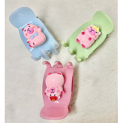 Combo 3 kẹp tóc càng cua capybara dễ thương
