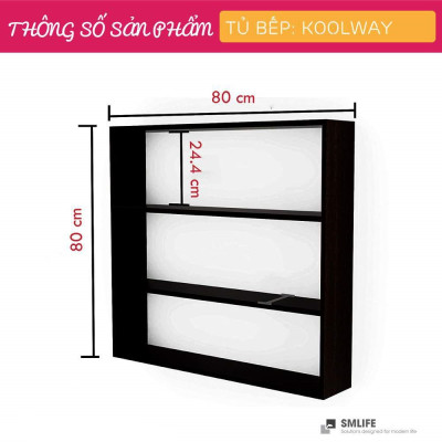 Tủ đựng đồ nhỏ tiện dụng cho người dùng SMLIFE Koolway