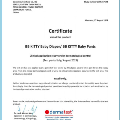 [L50]Tã/Bỉm Dán  BB KITTY SENSITIVE dành cho da Nhạy Cảm size L 50 miếng/ 09 - 14 kg mẫu mới