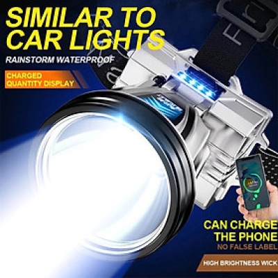 Sáng Mạnh và Pin Khỏe: Đèn Pin Đội Đầu Siêu Sáng Loại Tốt với Khả Năng Sạc Lại Điện Thoại