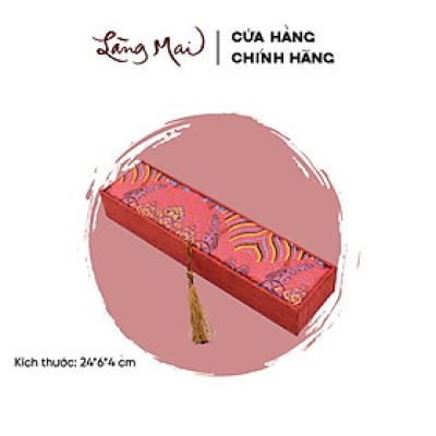 Hộp Gấm Thêu Đựng Trang Sức Vòng Tay Cổ Xưa – Hộp Vải Gấm Cao Cấp