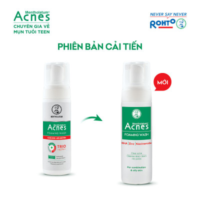 Sữa rửa mặt tạo bọt ngăn ngừa mụn Acnes Foaming Wash 150ml