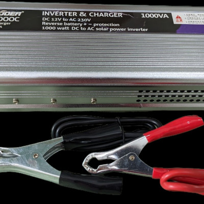 Kích 12V Lên Điện 220V Suoer 1000W 2IN1 Kèm Sạc Bình ắc Quy Thông Minh Tự Ngắt Khi Đầy: Công suất mạnh mẽ Loại Cao Cấp