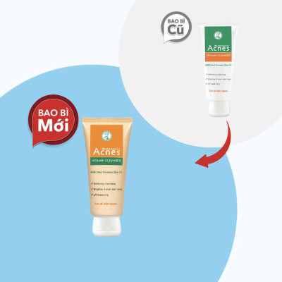 Kem Rửa Mặt ACNES Vitamin Làm Sáng Da, Mờ Sẹo và Thâm (Tuýp 100g)